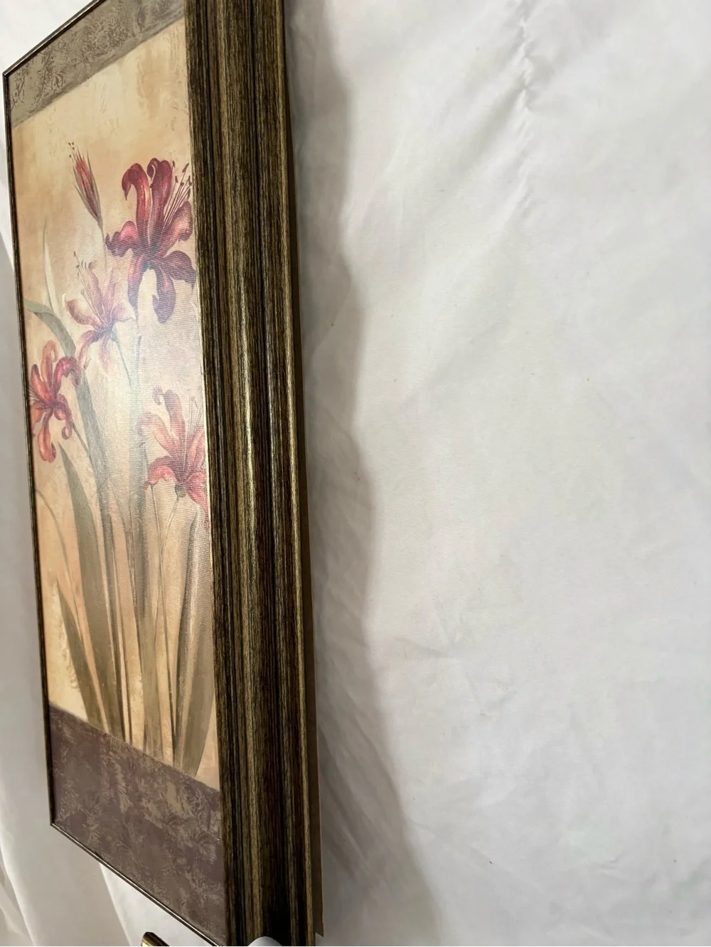 Vintage Y2K Tuscan home decor floral set of 3 art wall hanging decor warm tone